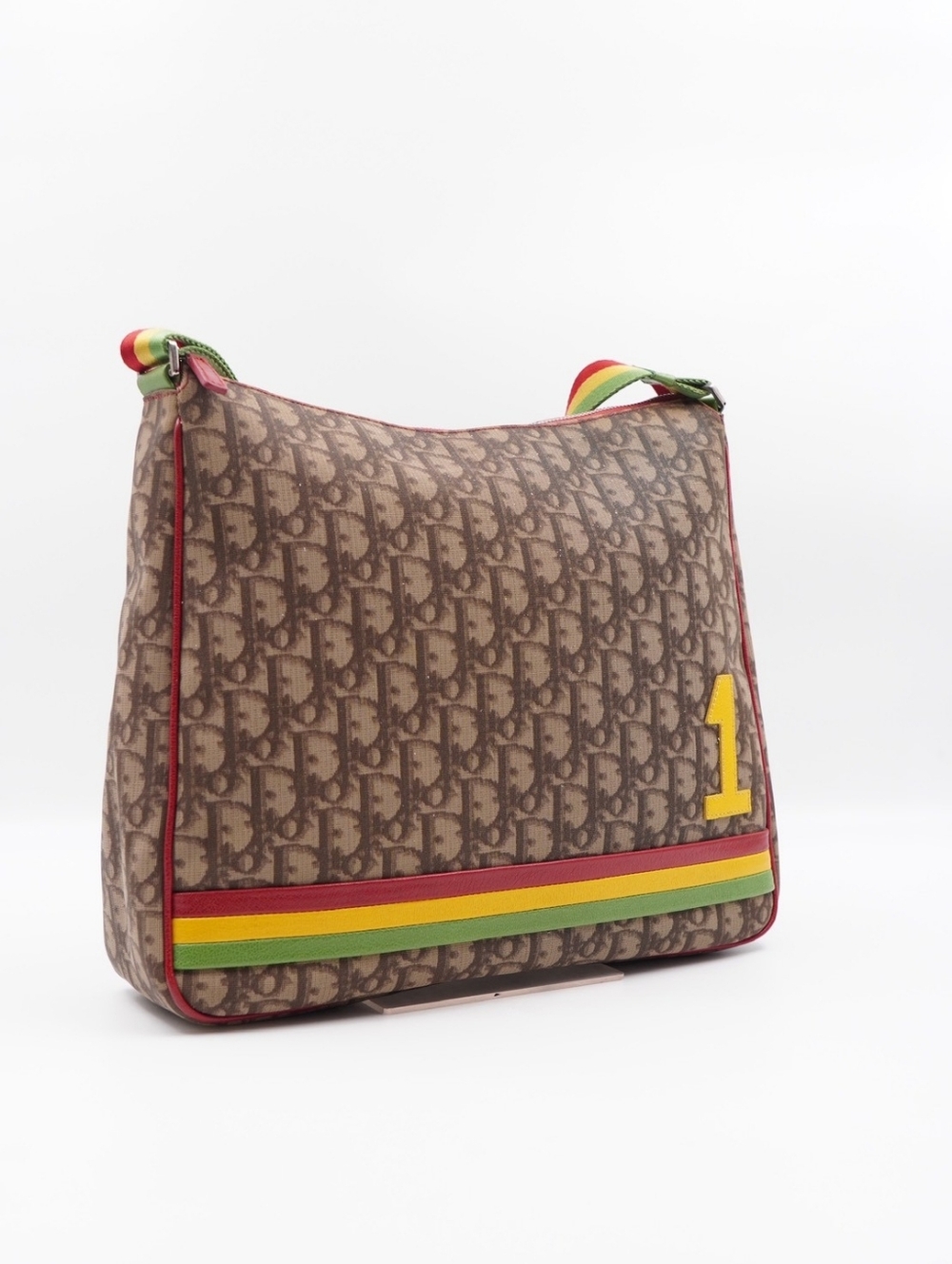 CG41 💗 Christian Dior Monogram Rasta Messenger Beige - Picture 6 of 13